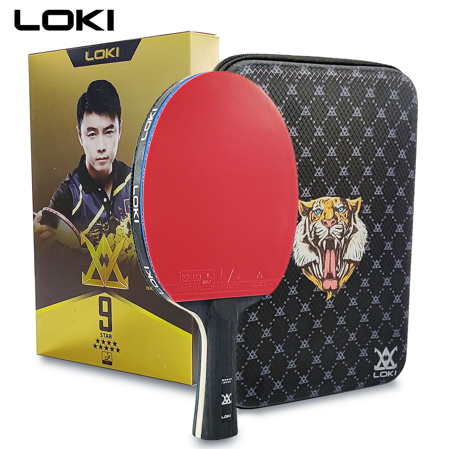 Table Tennis Movie - LOKI Racchetta da ping pong a