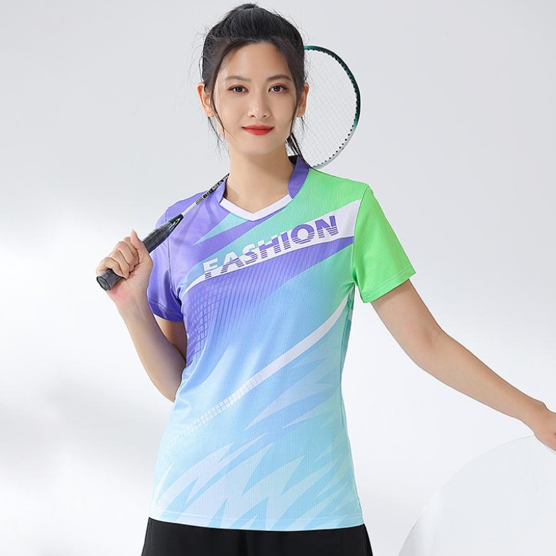 Table Tennis Shirt - Camicia da Badminton da donna stampa