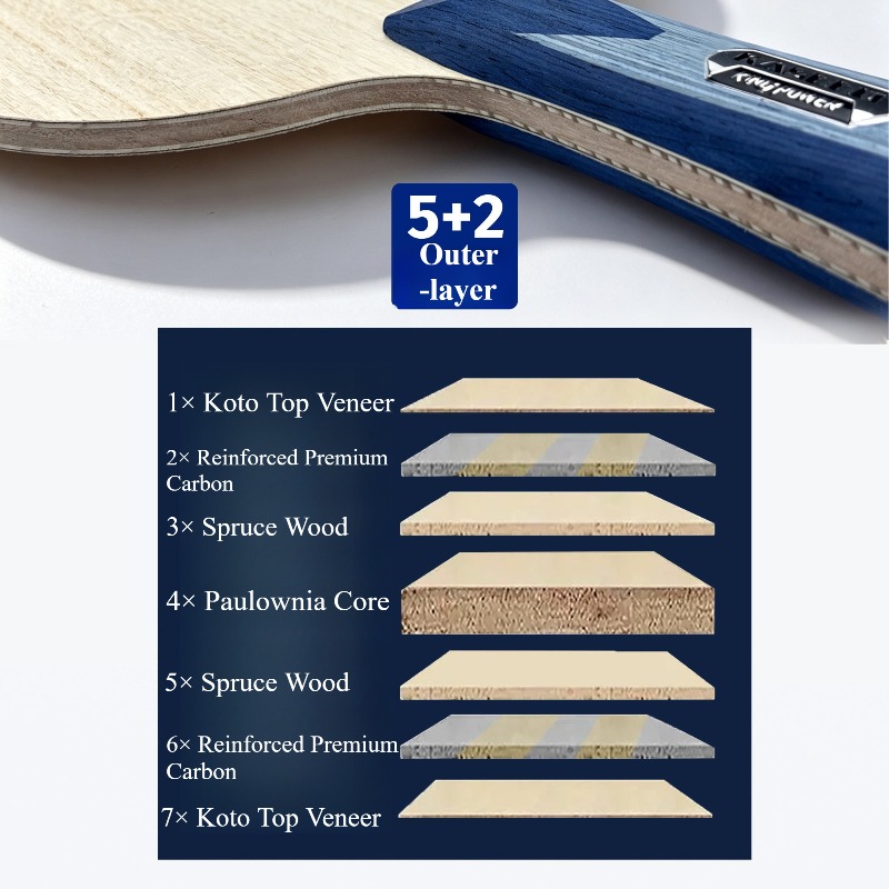 KASEED KING POWER S211 Racchet - Table Tennis Blades recensione e prezzo